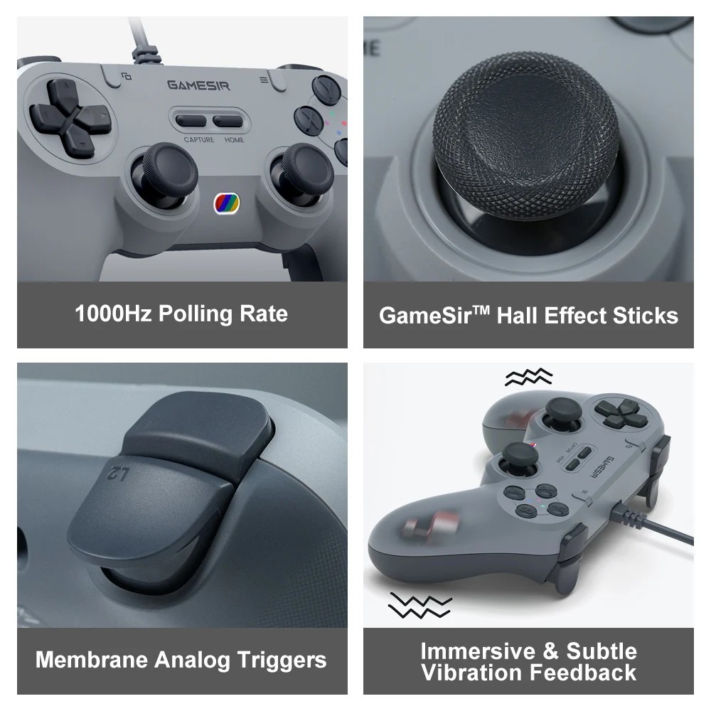 Gamesir Tegenaria Lite - Gris Retro